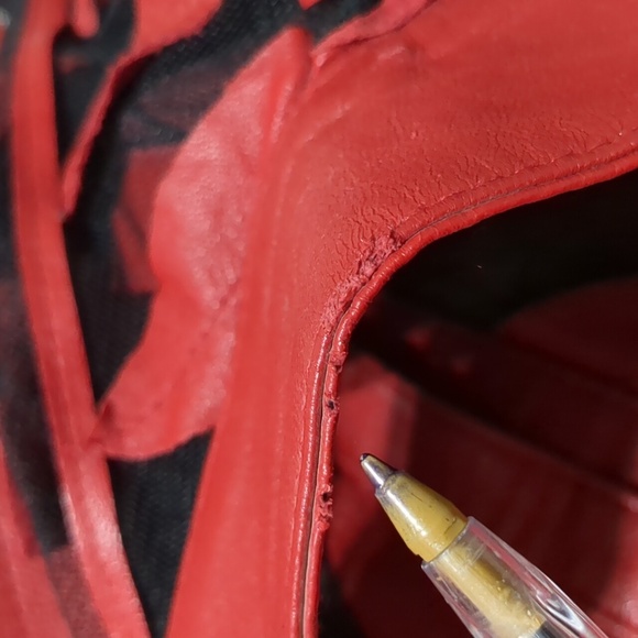 Stillman Studio New York Vintage Red Coat cut out size XL - Picture 10 of 12